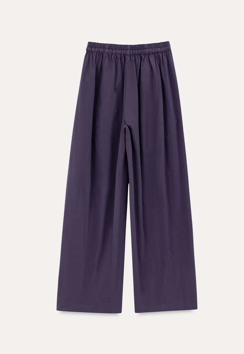 Elastic Waist Drawstring Wide Leg Casual Pants