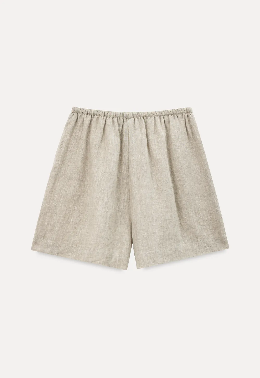 Elastic Waist Pleated Loose Fit Casual Pants