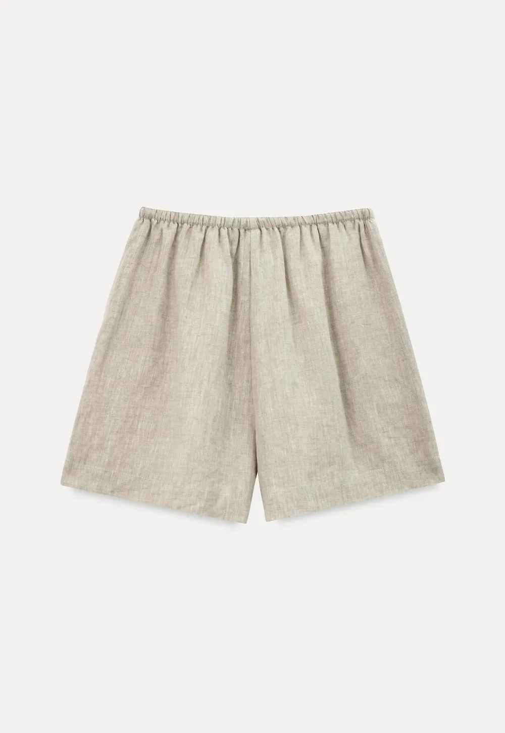 Elastic Waist Pleated Loose Fit Casual Pants