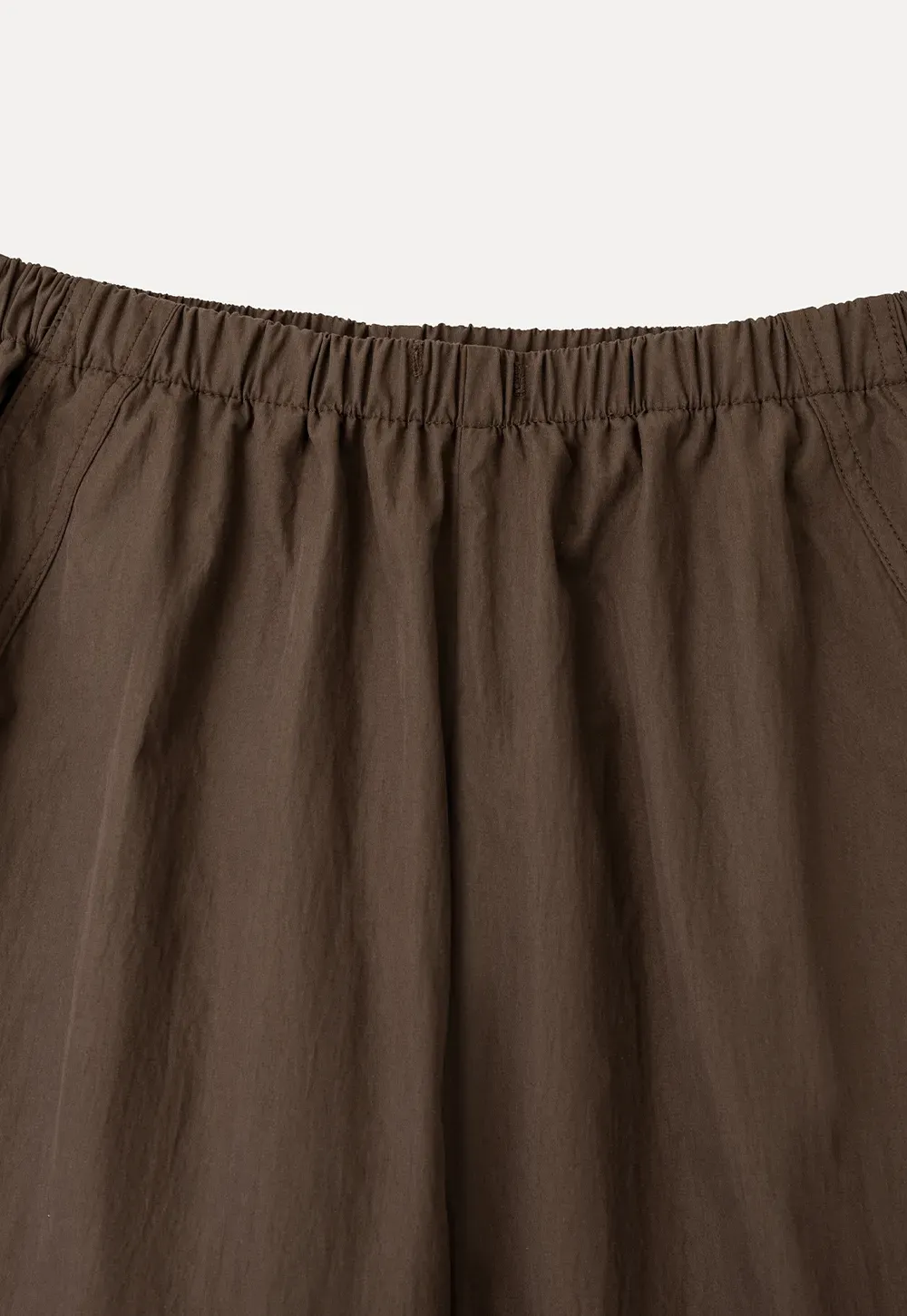 Elastic Waist Wide Leg Casual Pants