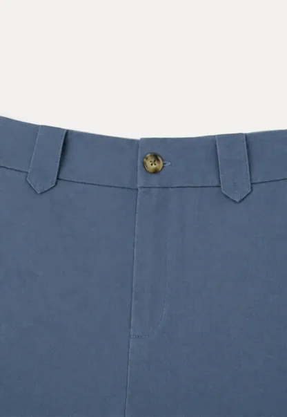 High Waist Structured Shorts with Belt Loops