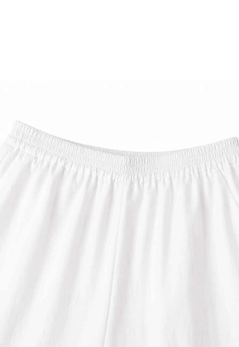 Lace Trim Cropped Shorts