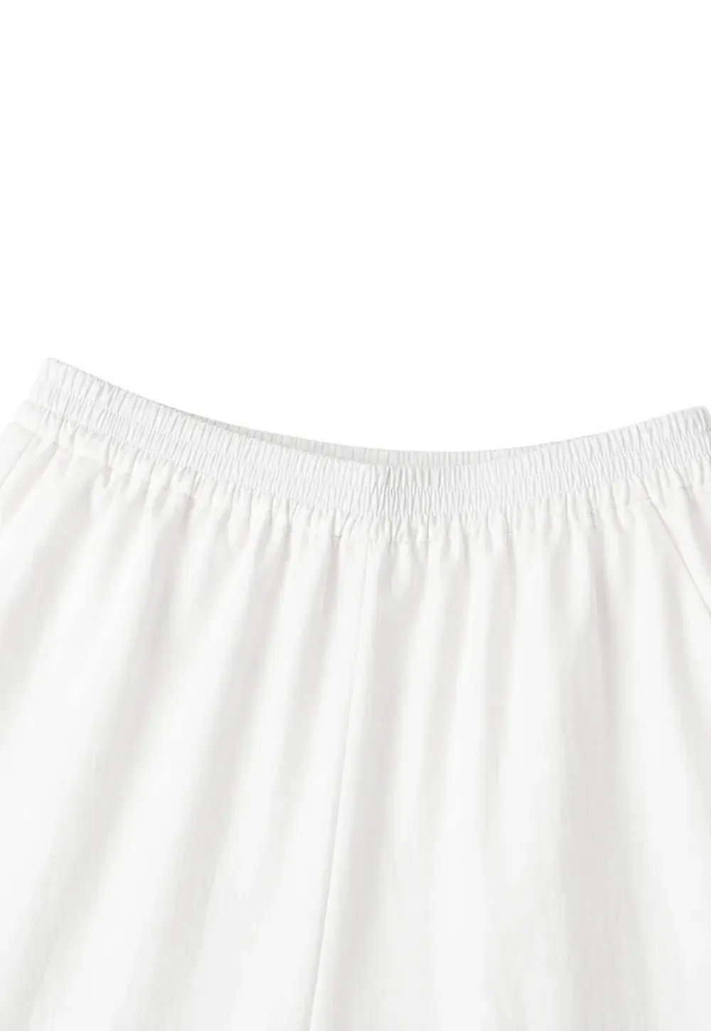 Lace Trim Cropped Shorts