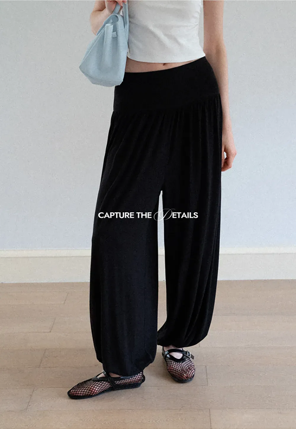 High Waist Pleated Wide Leg Casual Pants