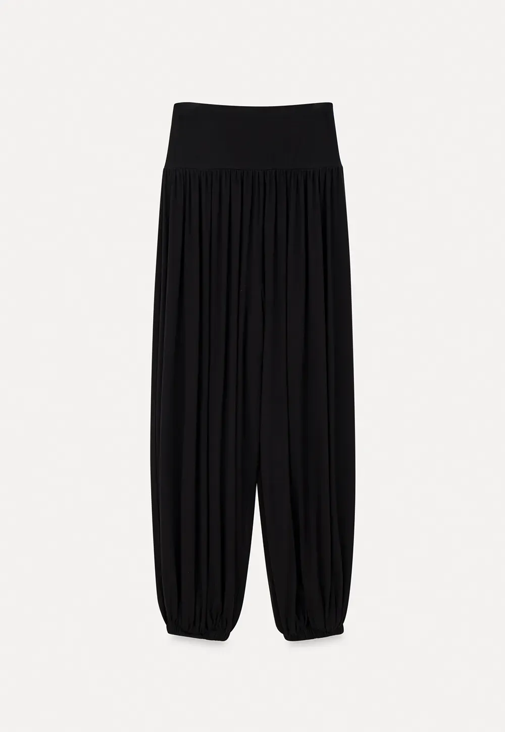 High Waist Pleated Wide Leg Casual Pants