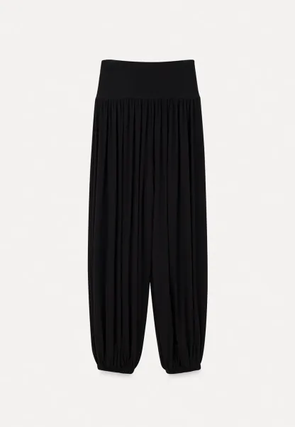 High Waist Pleated Wide Leg Casual Pants