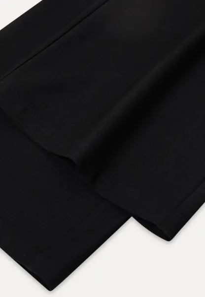 Peplum Waist Wide Leg Casual Pants