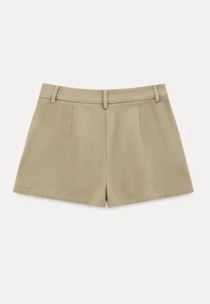 High Waist Cargo Pocket Shorts