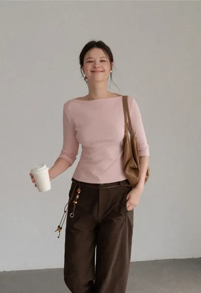 Wide Leg High Waist Belted Casual Pants