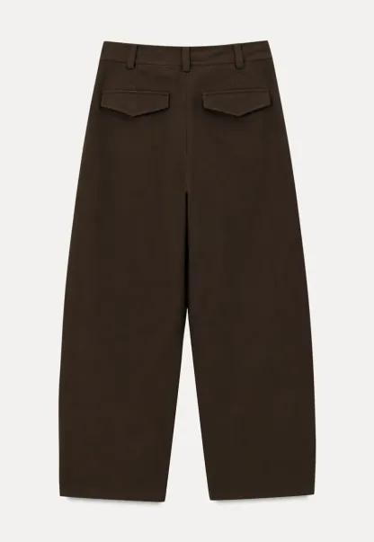 Wide Leg High Waist Belted Casual Pants