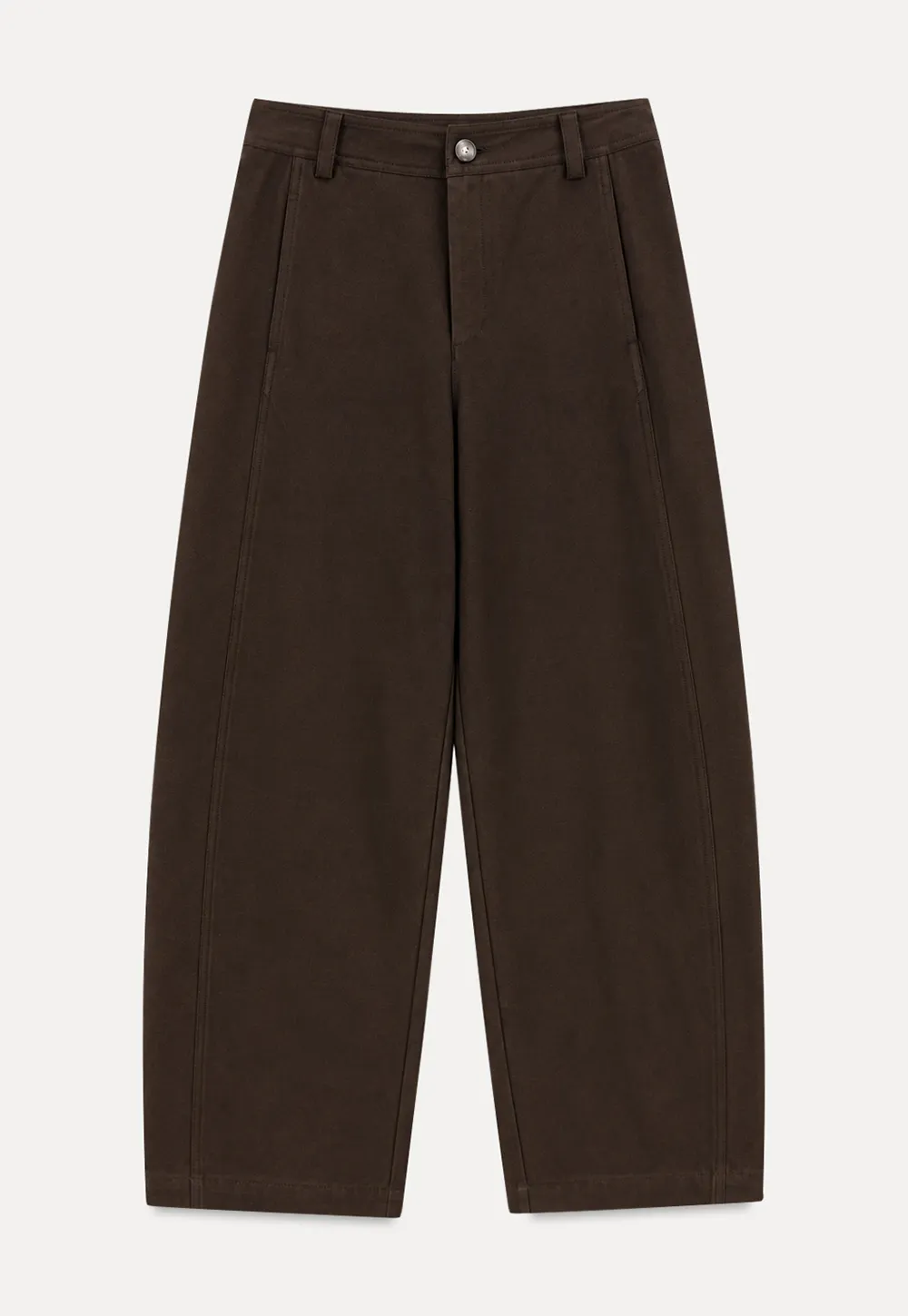 Wide Leg High Waist Belted Casual Pants