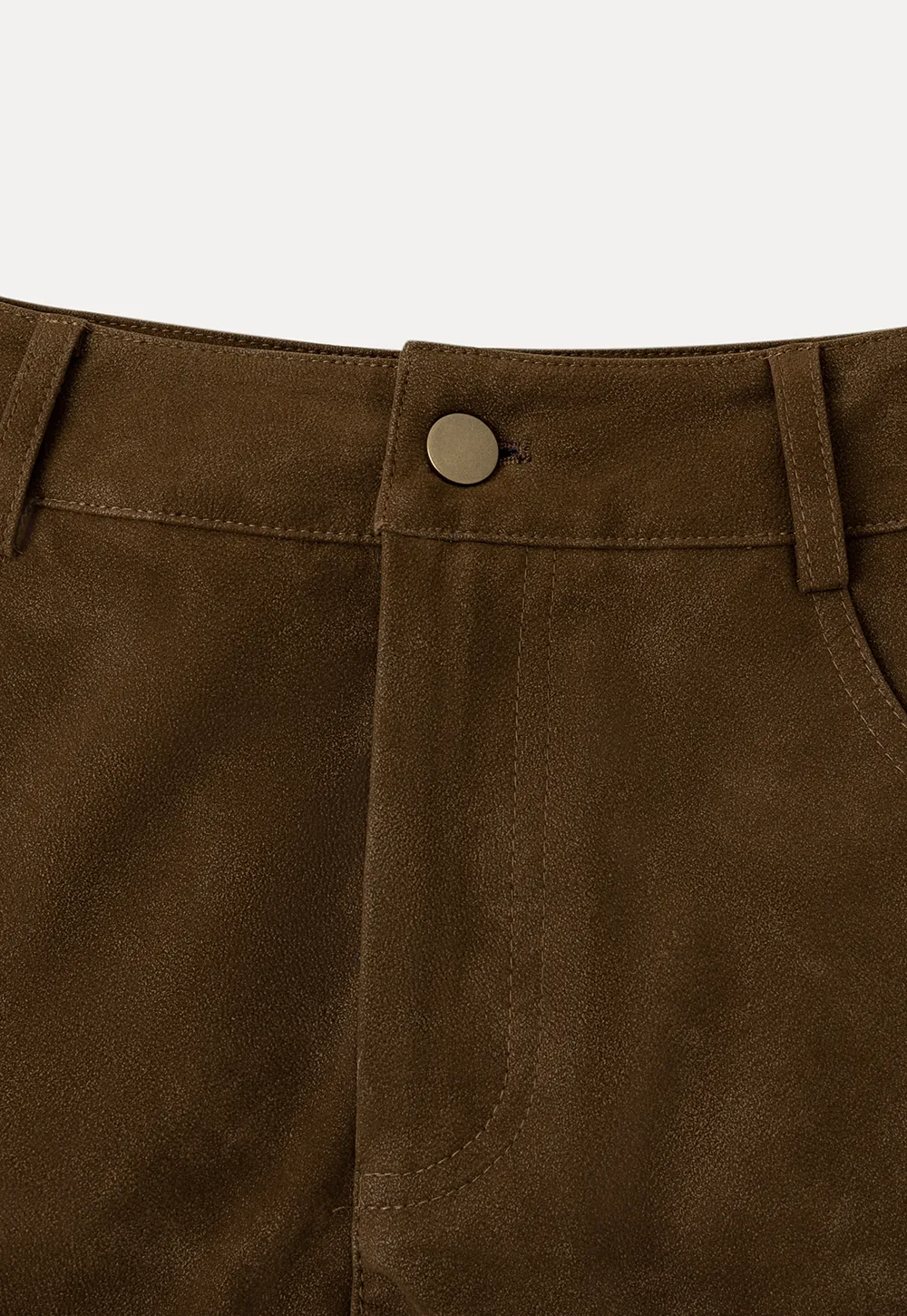 High Waist Corduroy Shorts