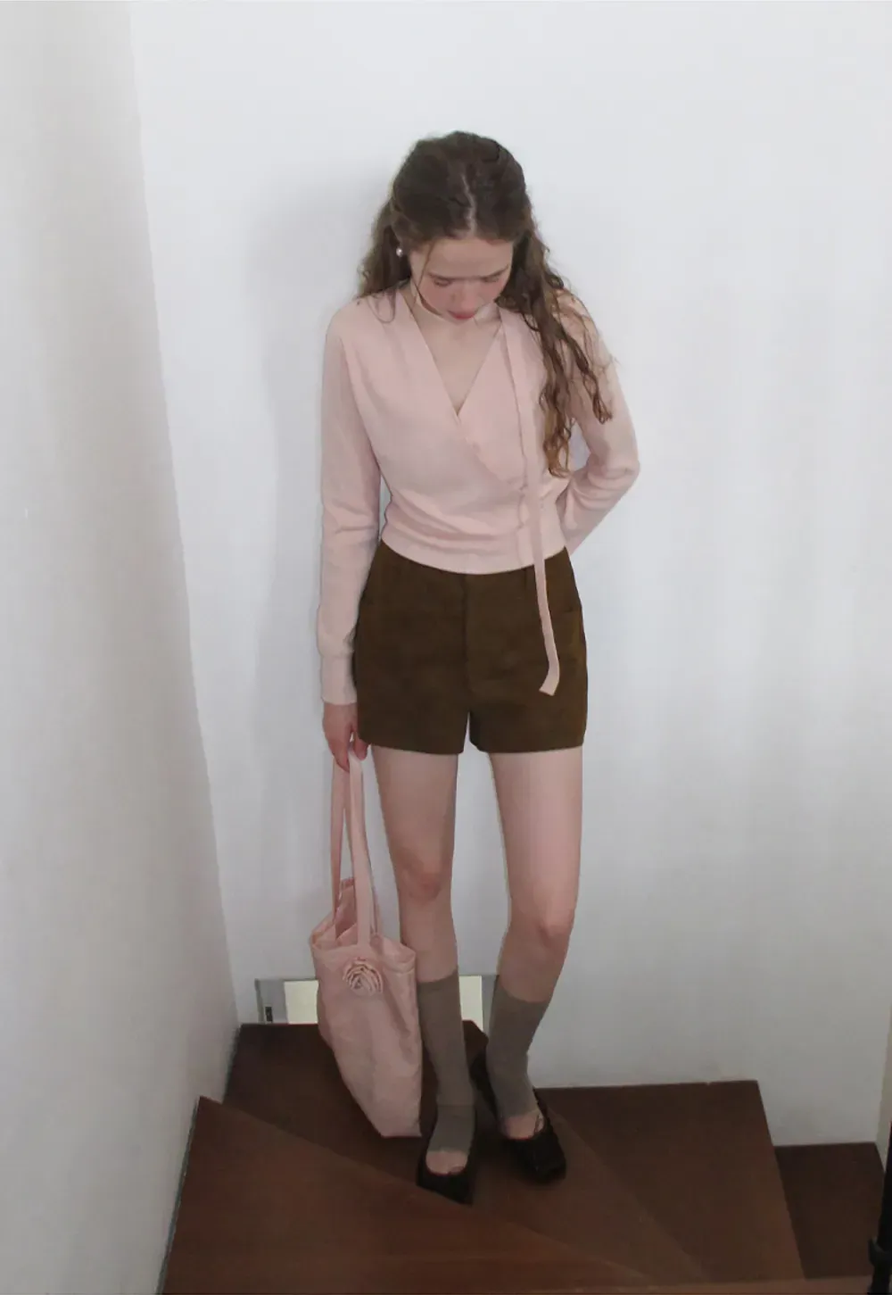 High Waist Corduroy Shorts