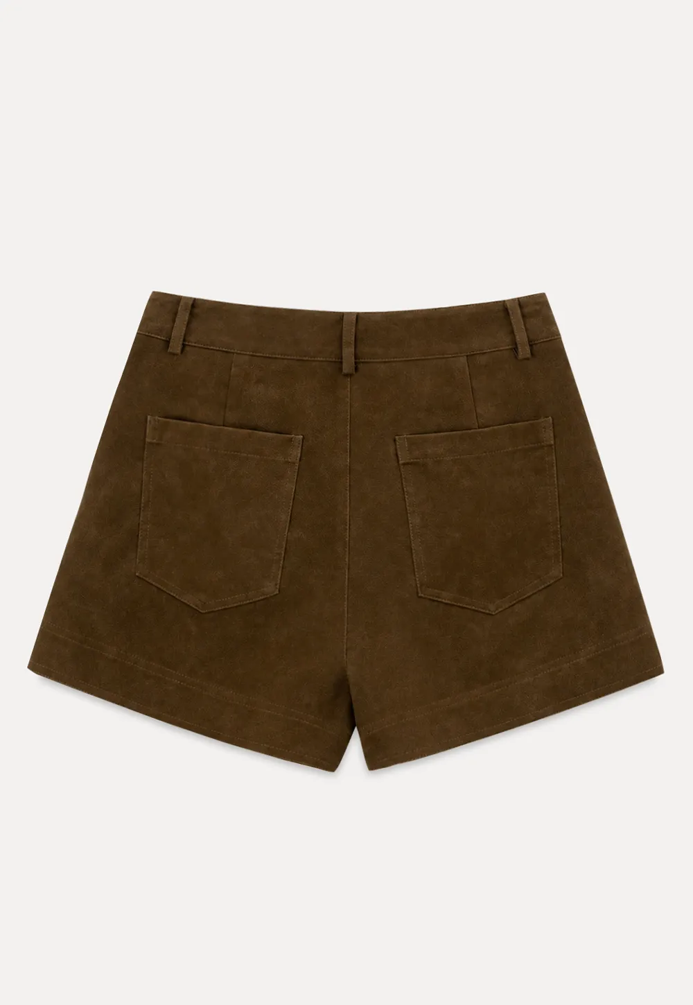 High Waist Corduroy Shorts