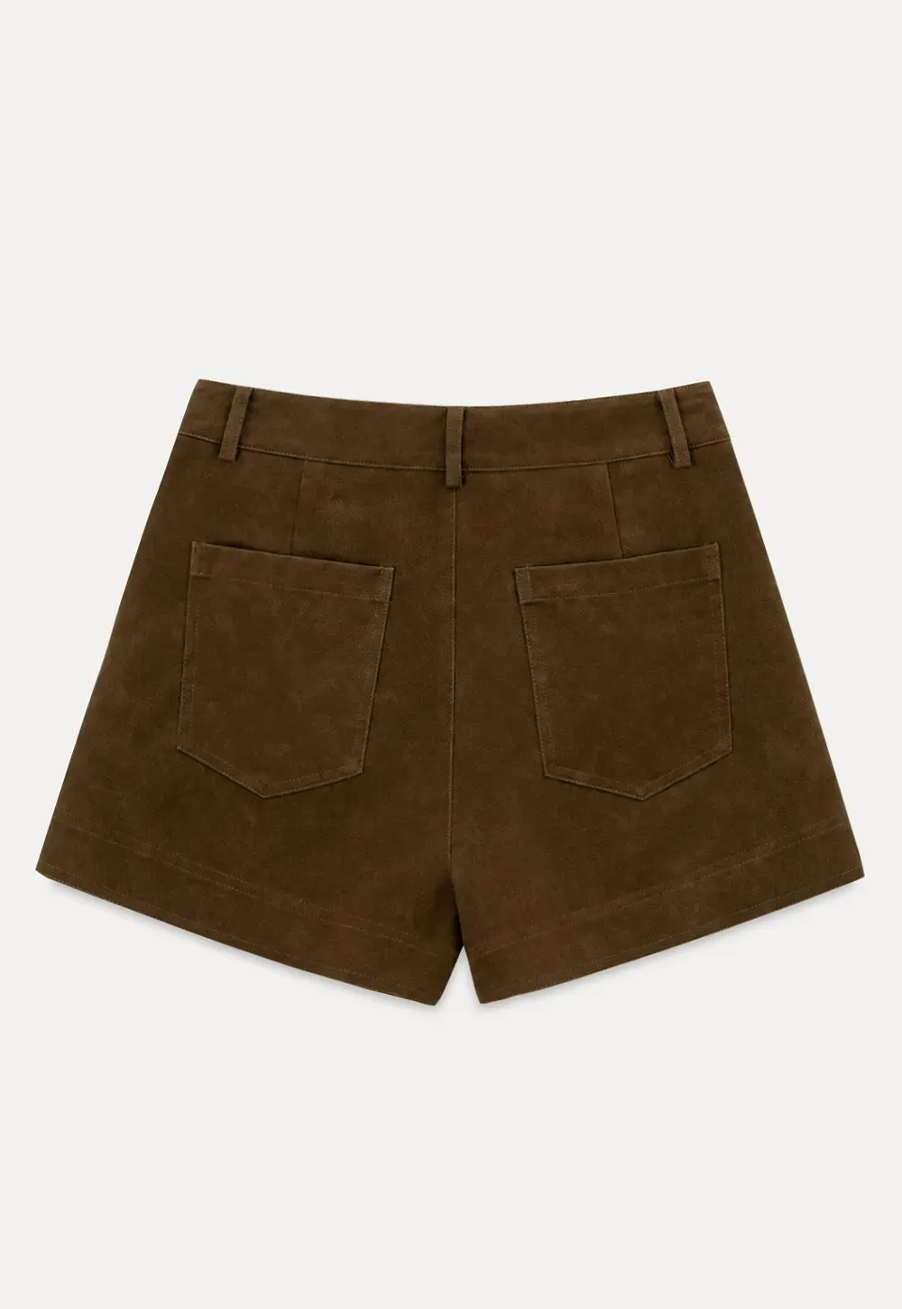 High Waist Corduroy Shorts