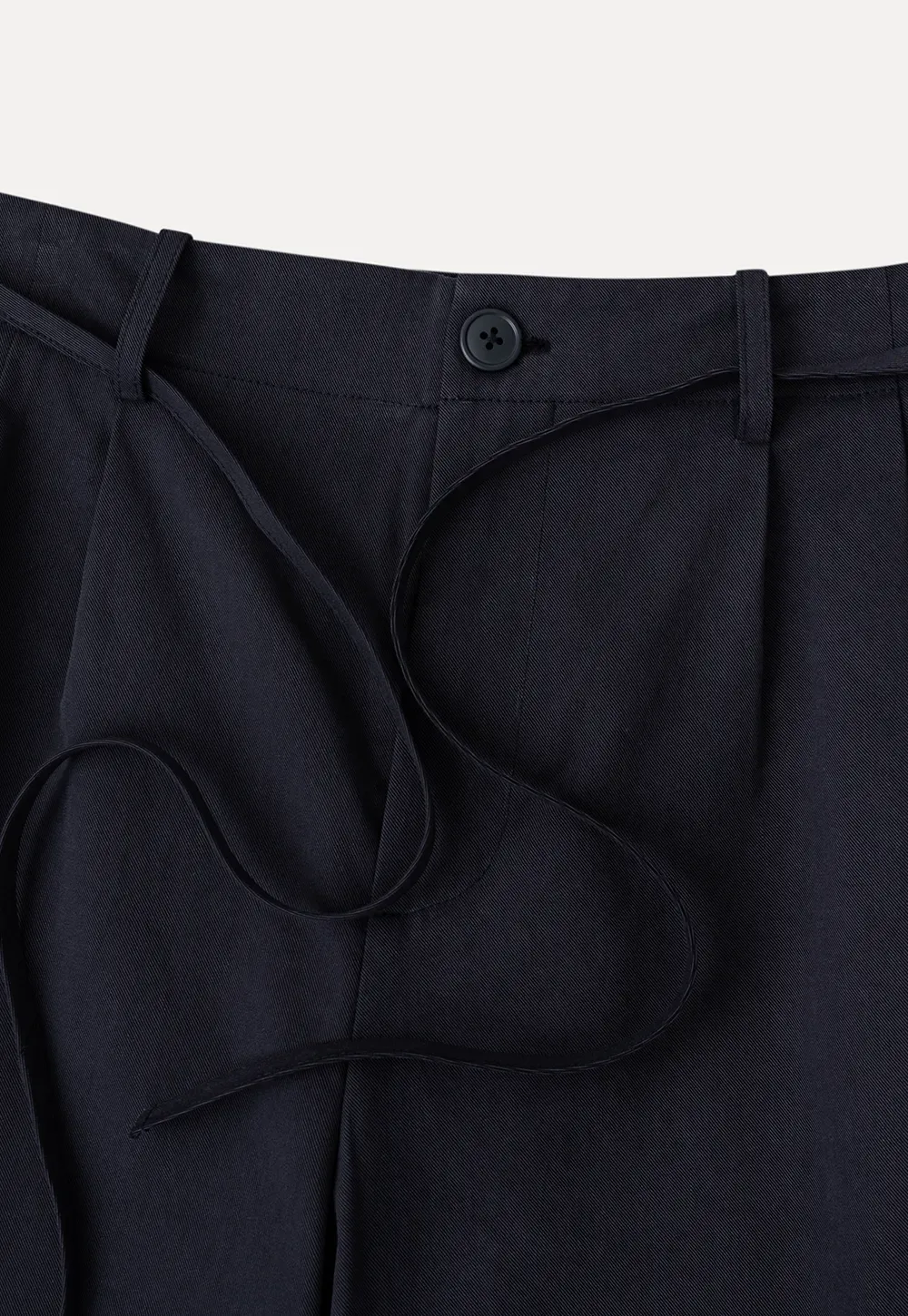 High Waist Pleated Wide Leg Casual Pants