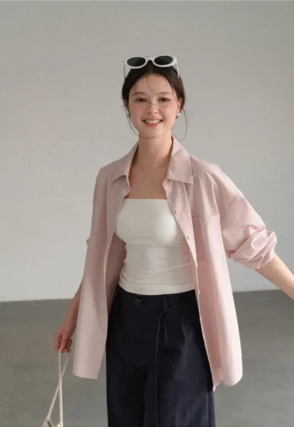 High Waist Pleated Wide Leg Casual Pants
