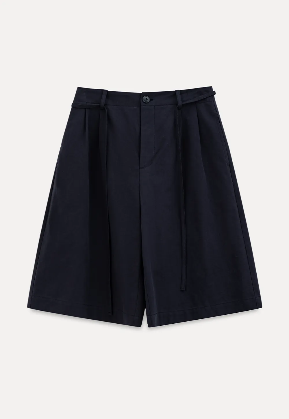 High Waist Pleated Wide Leg Casual Pants