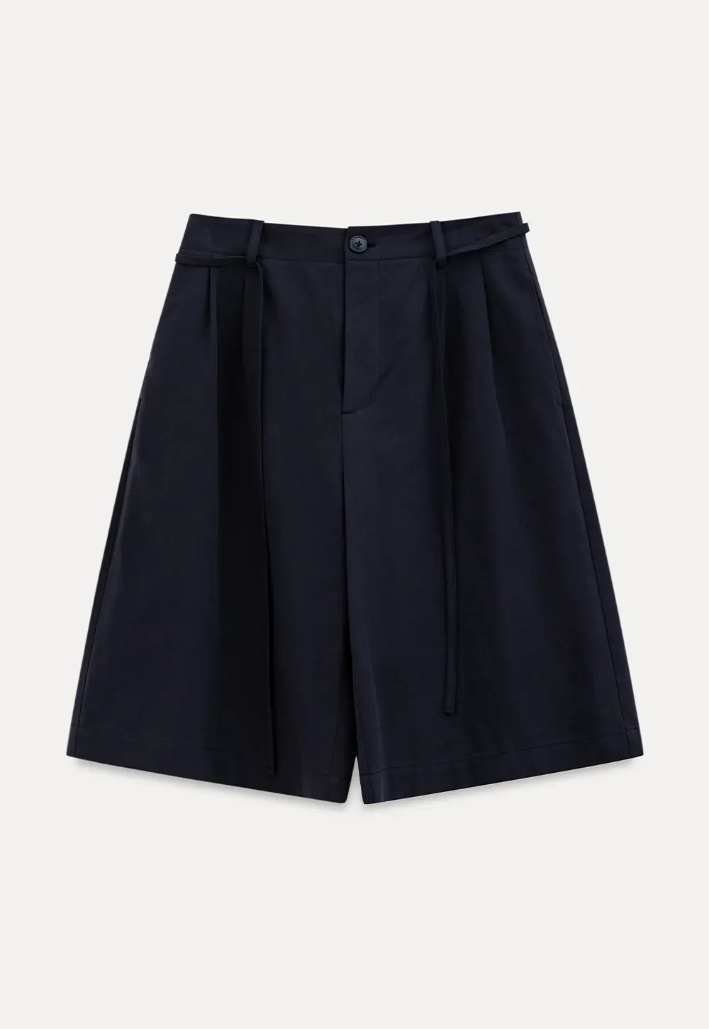 High Waist Pleated Wide Leg Casual Pants