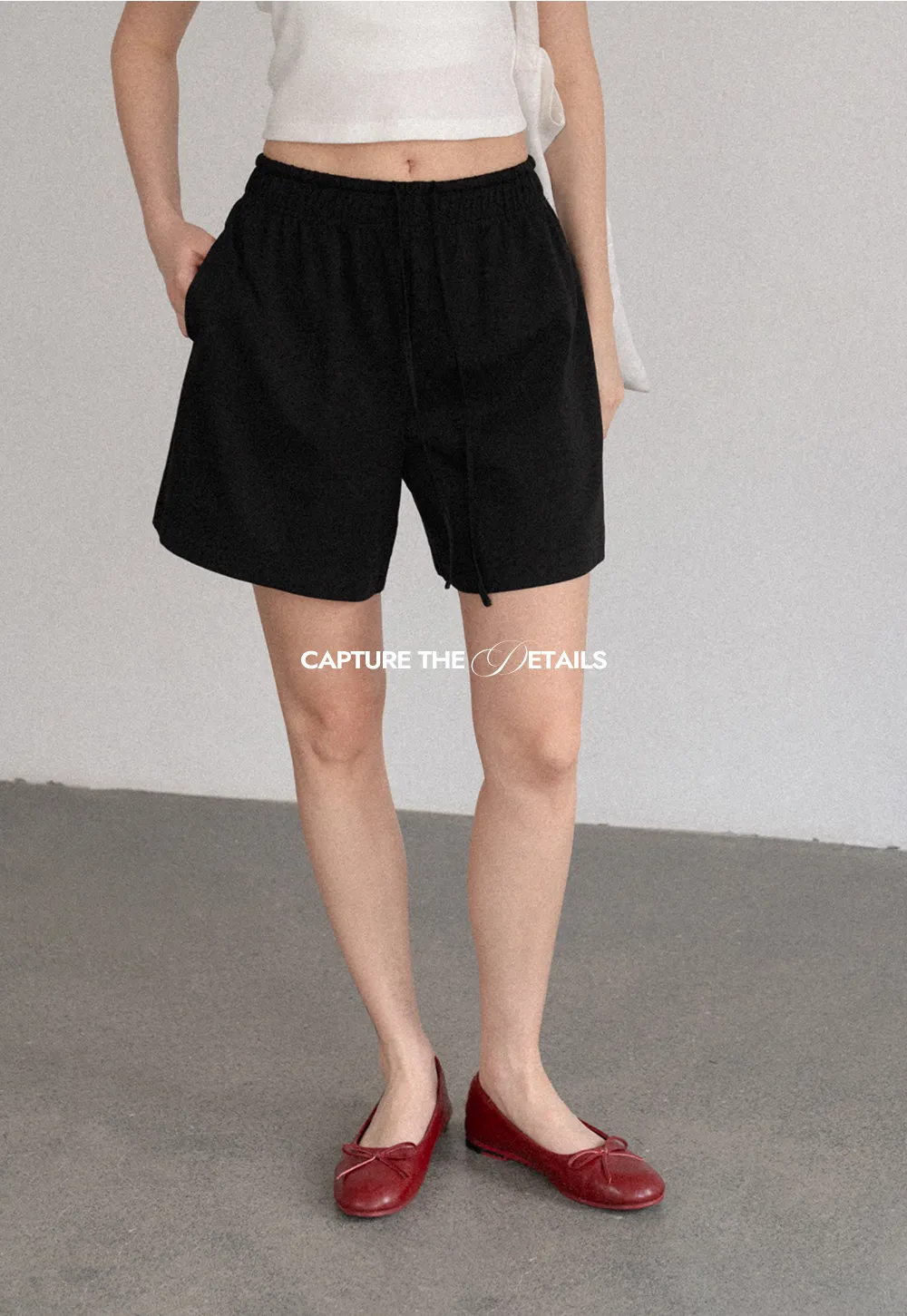 Drawstring Waist Relaxed Fit Casual Shorts