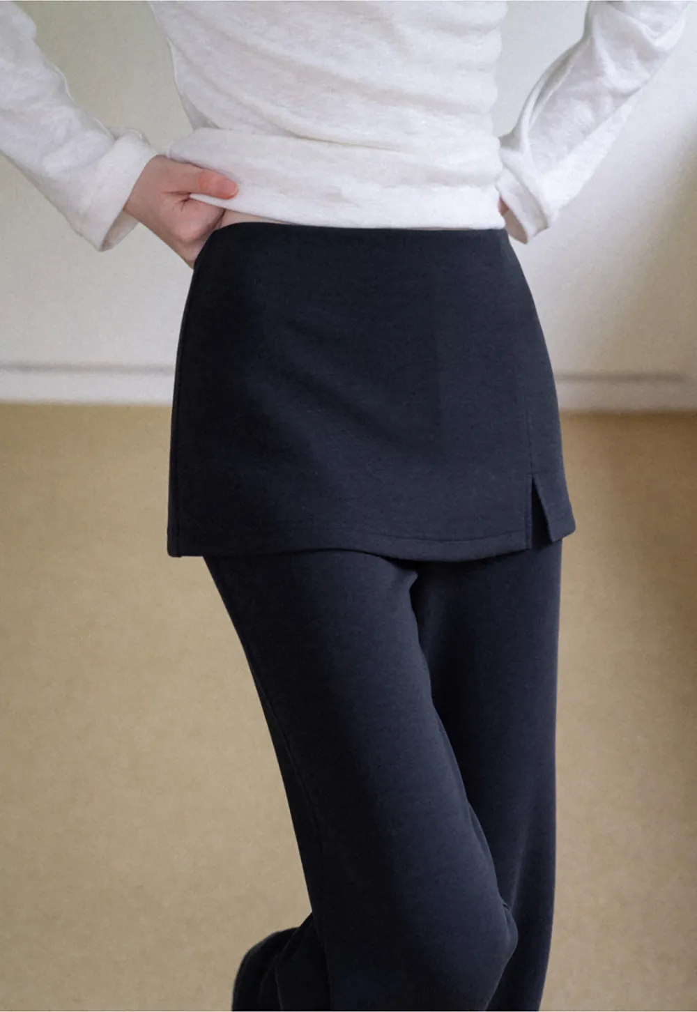 Wide Leg Flared Casual Pants