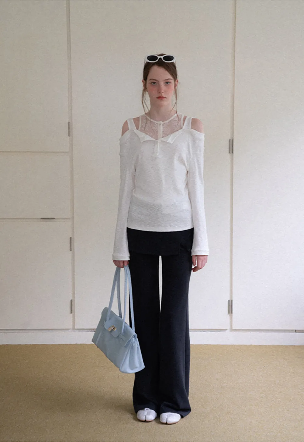 Wide Leg Flared Casual Pants