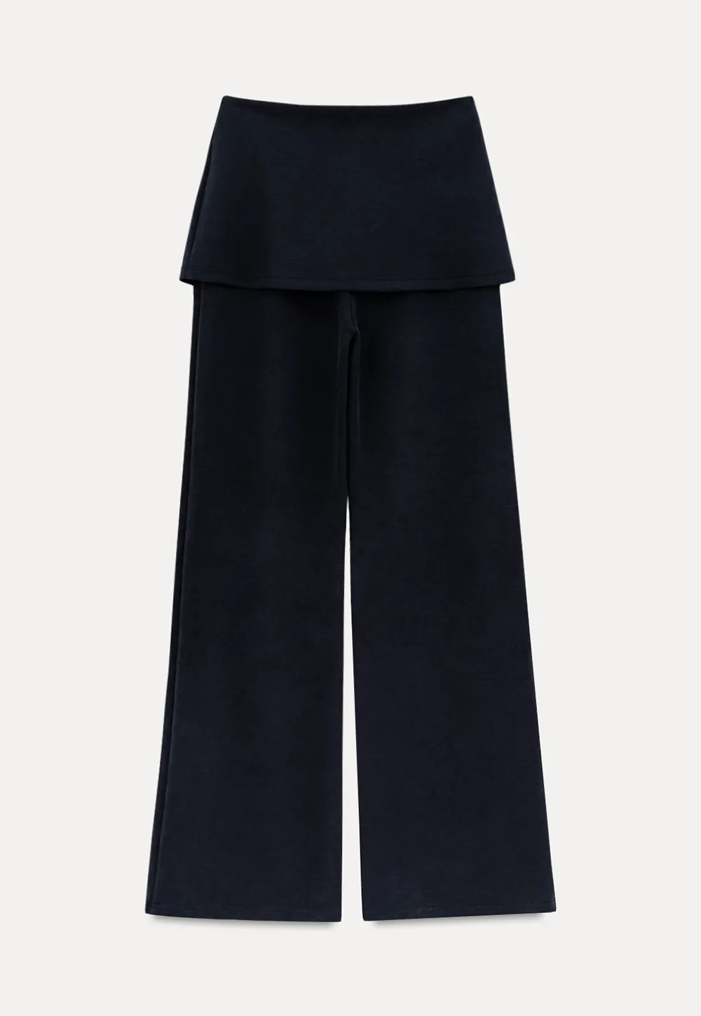 Wide Leg Flared Casual Pants
