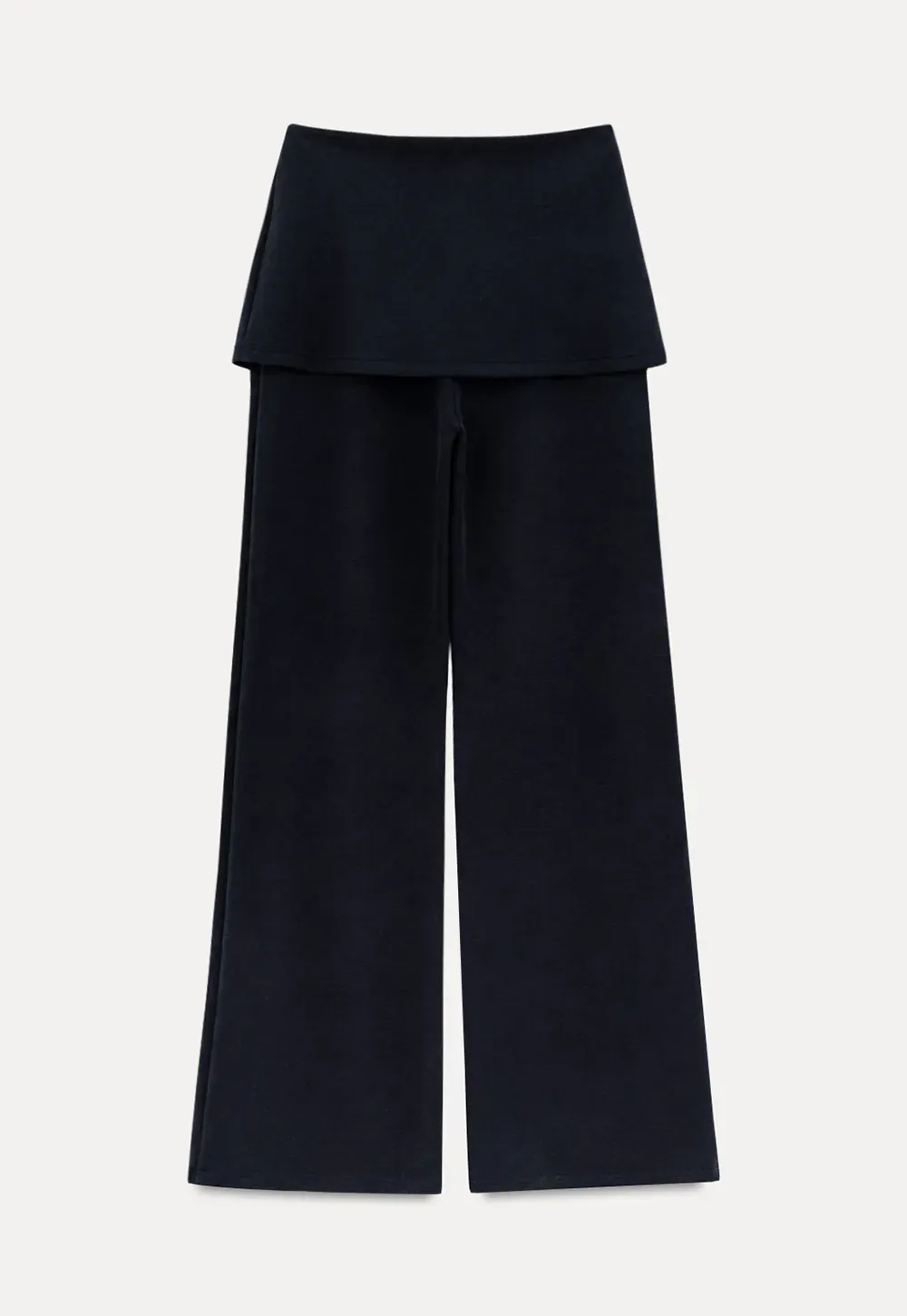 Wide Leg Flared Casual Pants