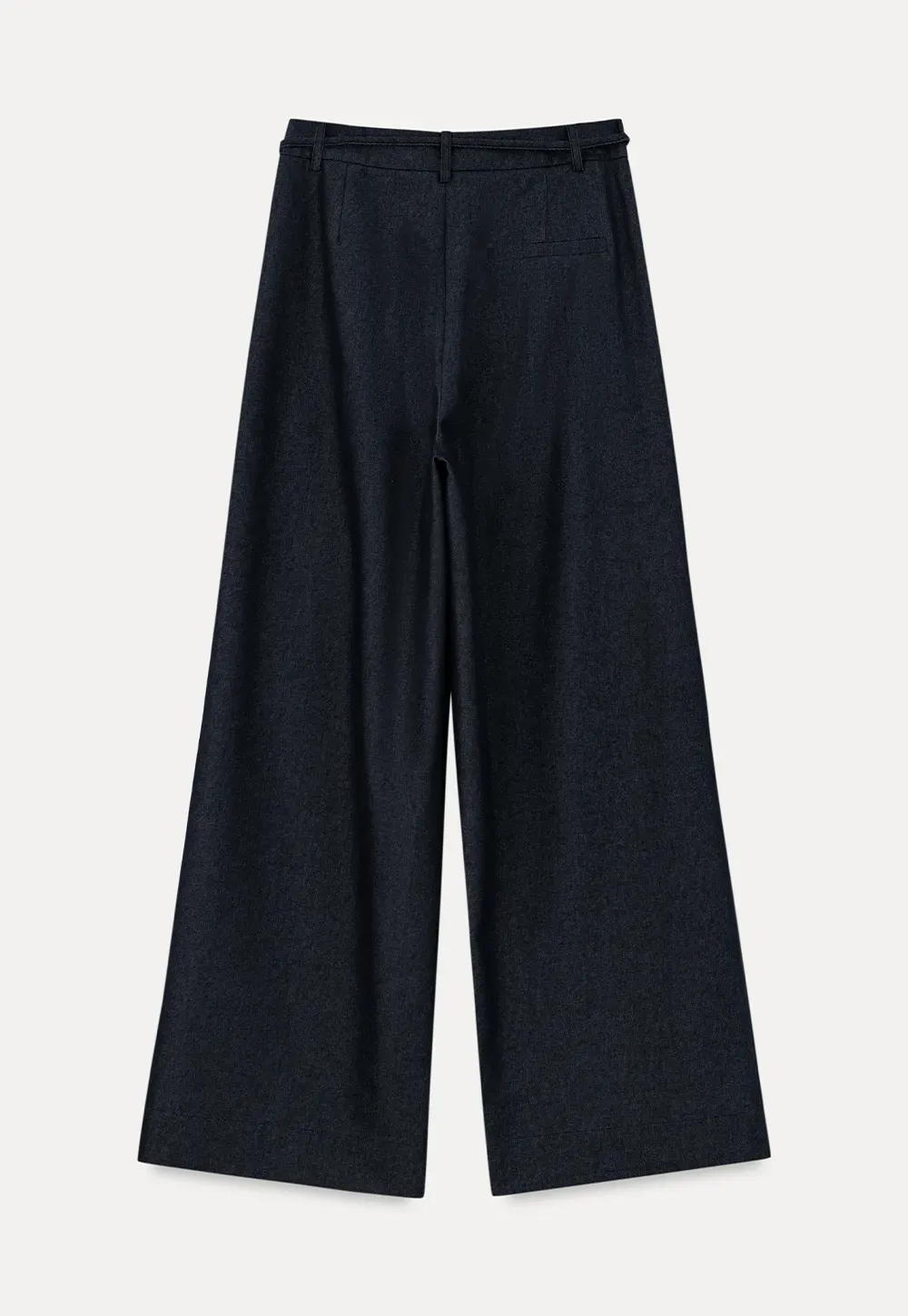 High Waist Pleated Wide Leg Casual Pants