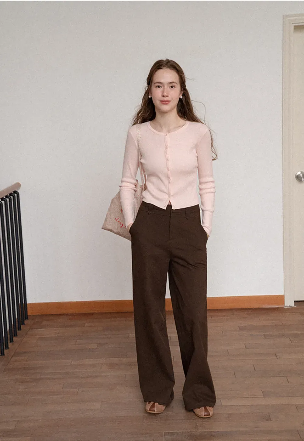 High Waist Wide Leg Casual Pants