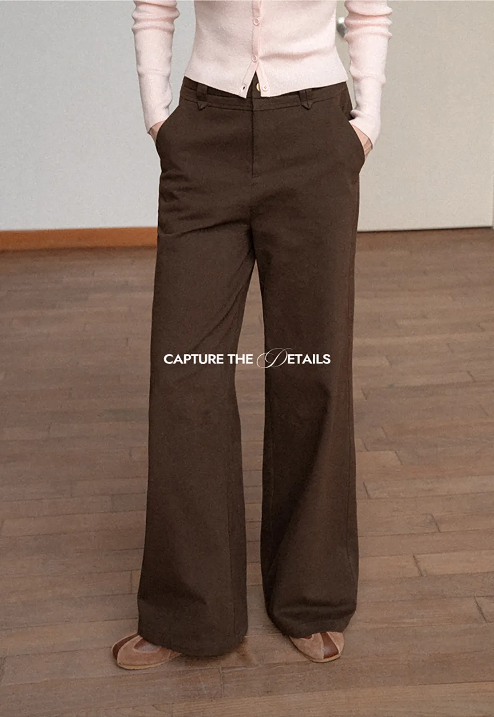 High Waist Wide Leg Casual Pants