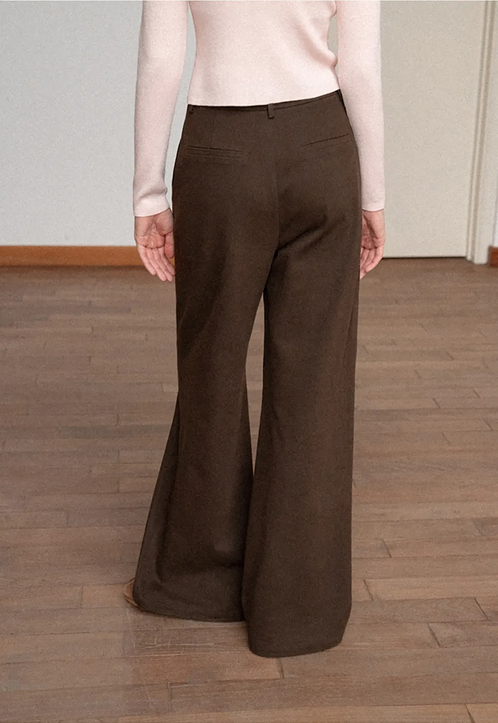 High Waist Wide Leg Casual Pants