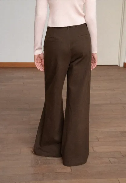 High Waist Wide Leg Casual Pants