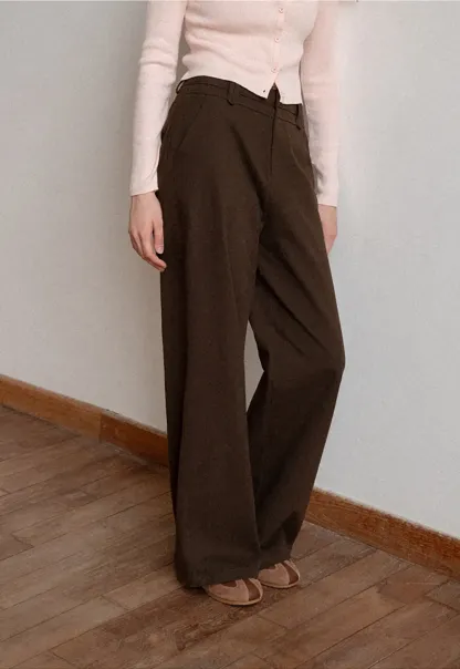 High Waist Wide Leg Casual Pants