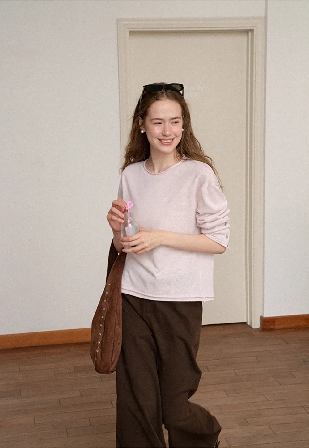 High Waist Wide Leg Casual Pants
