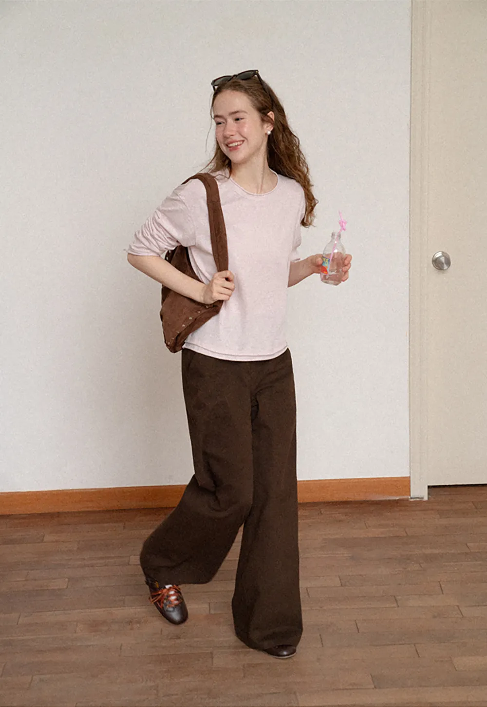 High Waist Wide Leg Casual Pants