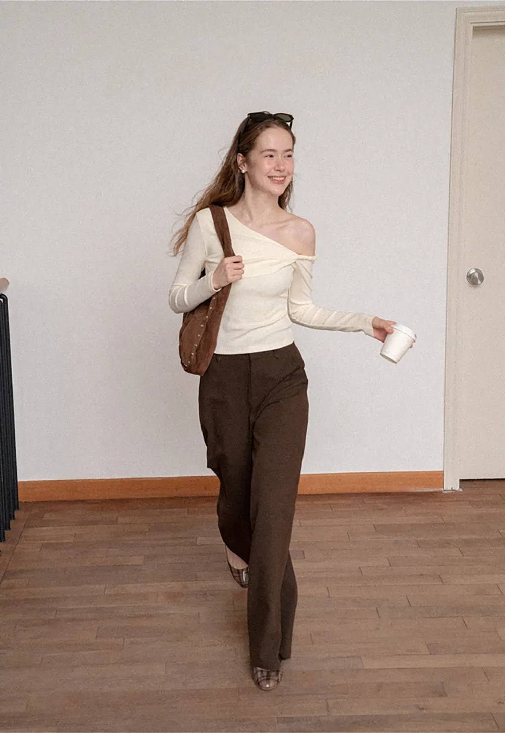 High Waist Wide Leg Casual Pants