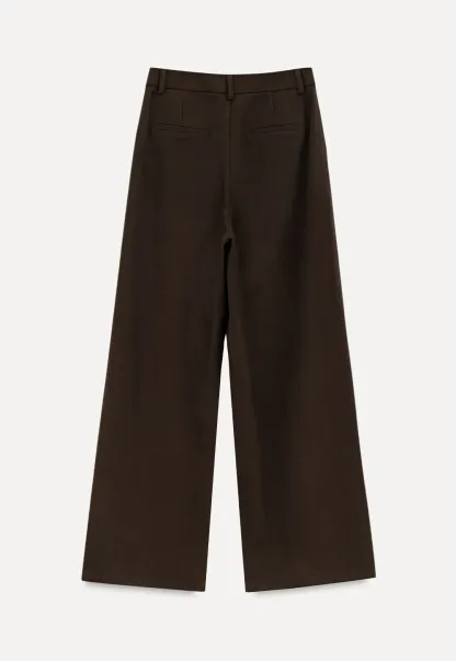 High Waist Wide Leg Casual Pants
