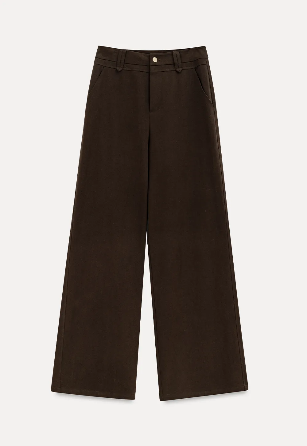 High Waist Wide Leg Casual Pants