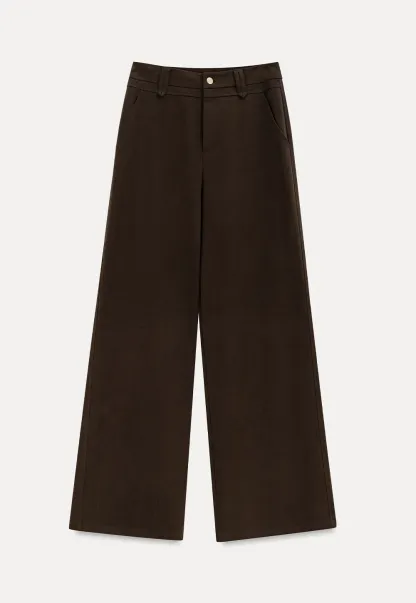 High Waist Wide Leg Casual Pants