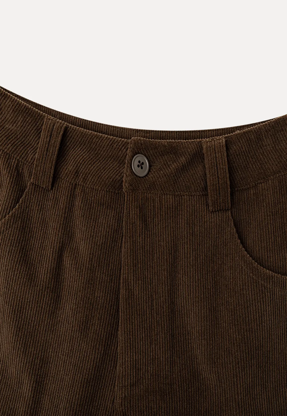 Cropped High Waist Ribbed Knit Casual Pants