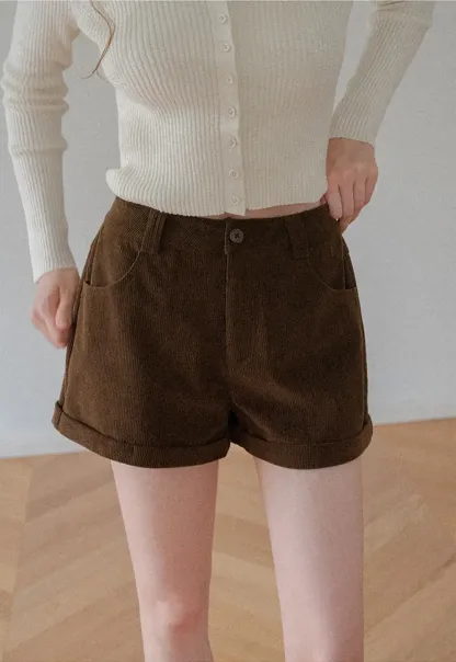 Cropped High Waist Ribbed Knit Casual Pants