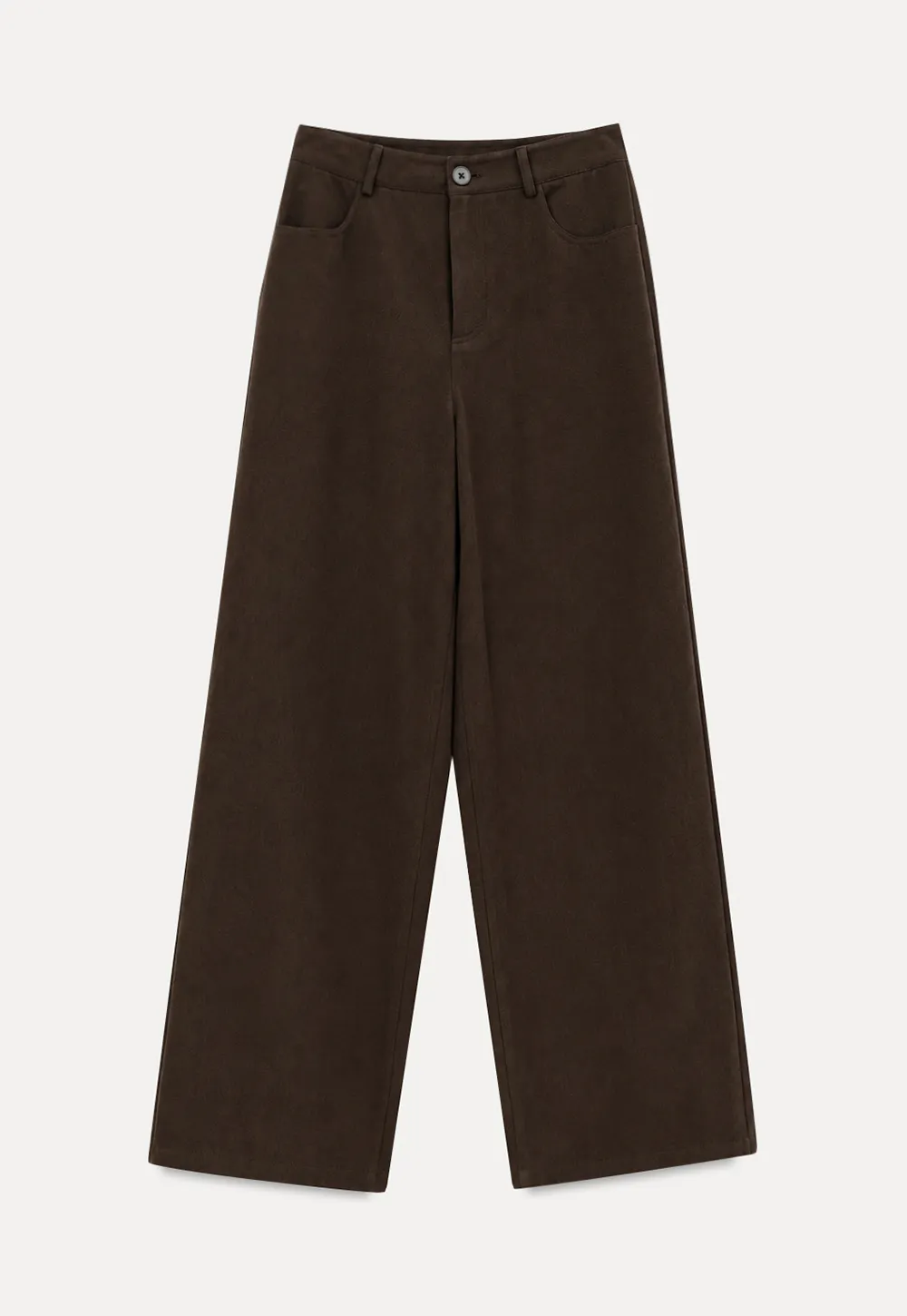 Wrap Front Wide Leg Casual Pants