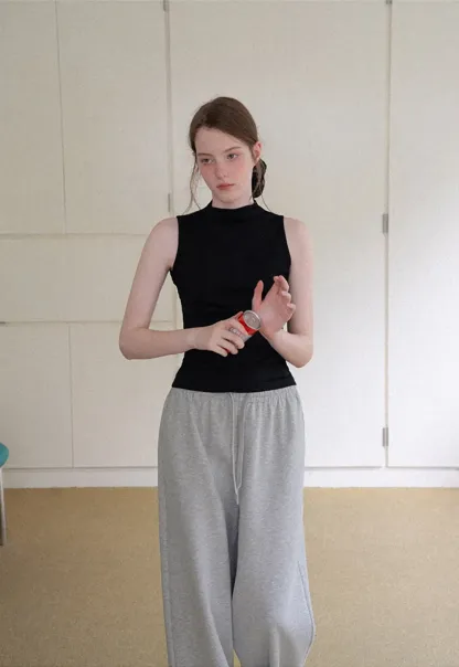 Oversized Drawstring Waist Casual Pants