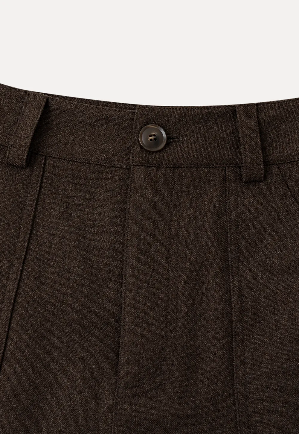 High Waist Pleated Tailored Shorts