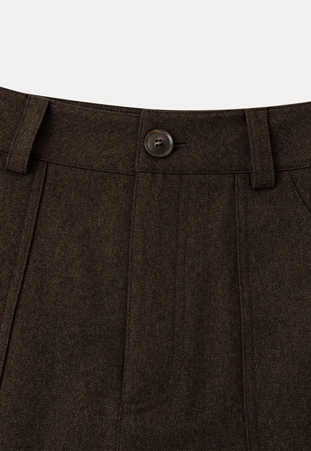 High Waist Pleated Tailored Shorts