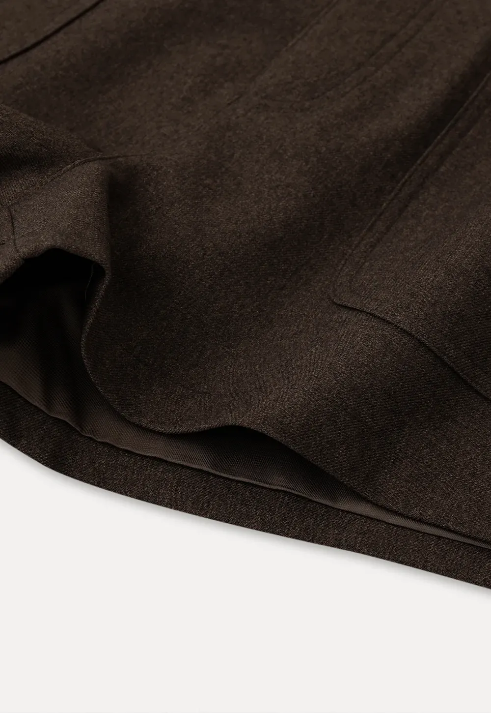 High Waist Pleated Tailored Shorts