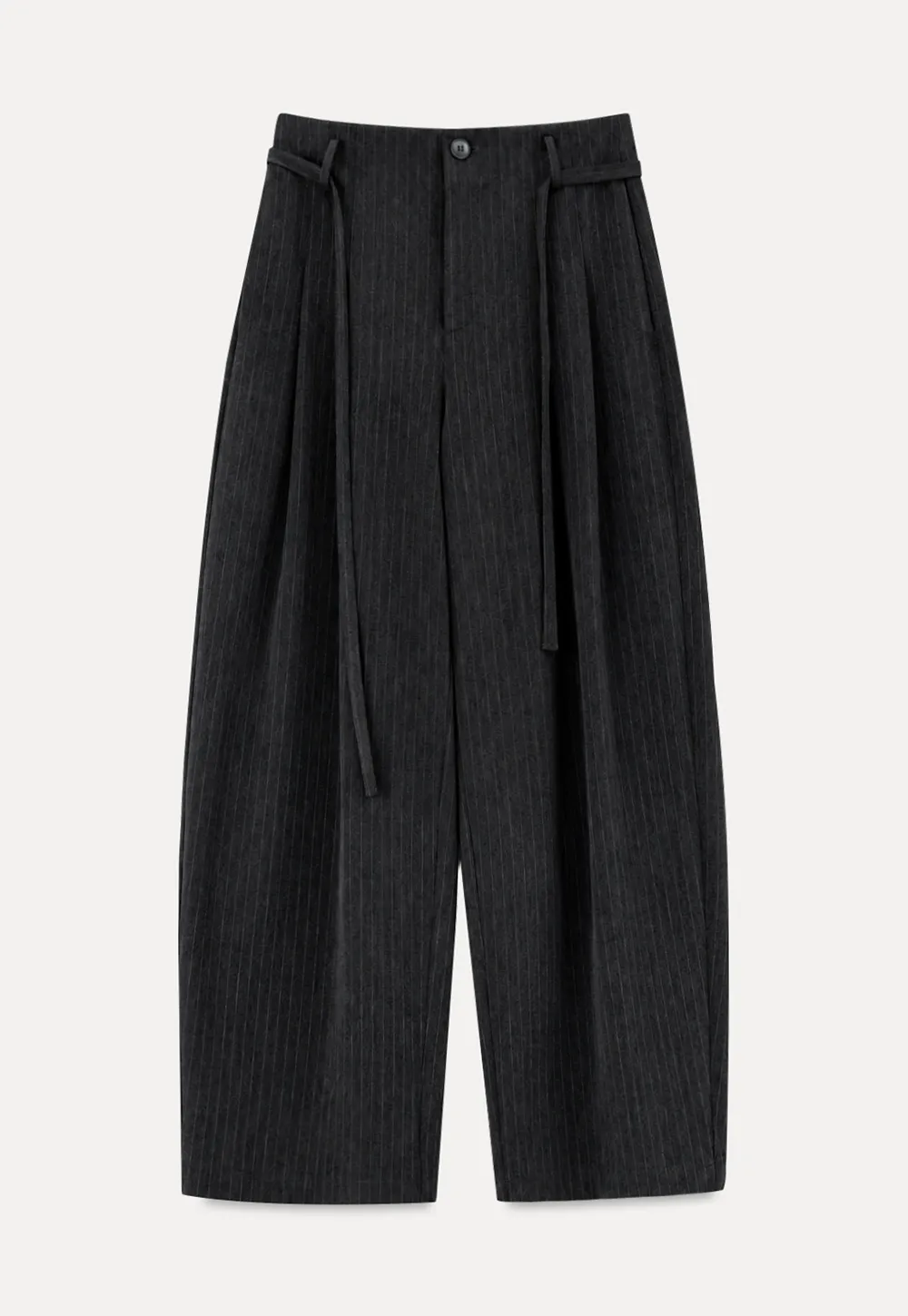 Pleated Wide Leg Casual Pants