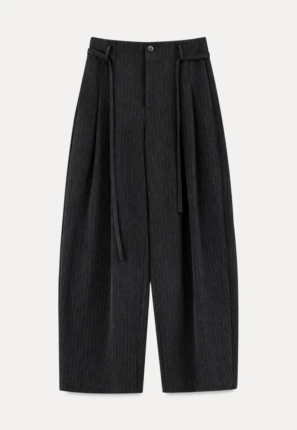 Pleated Wide Leg Casual Pants