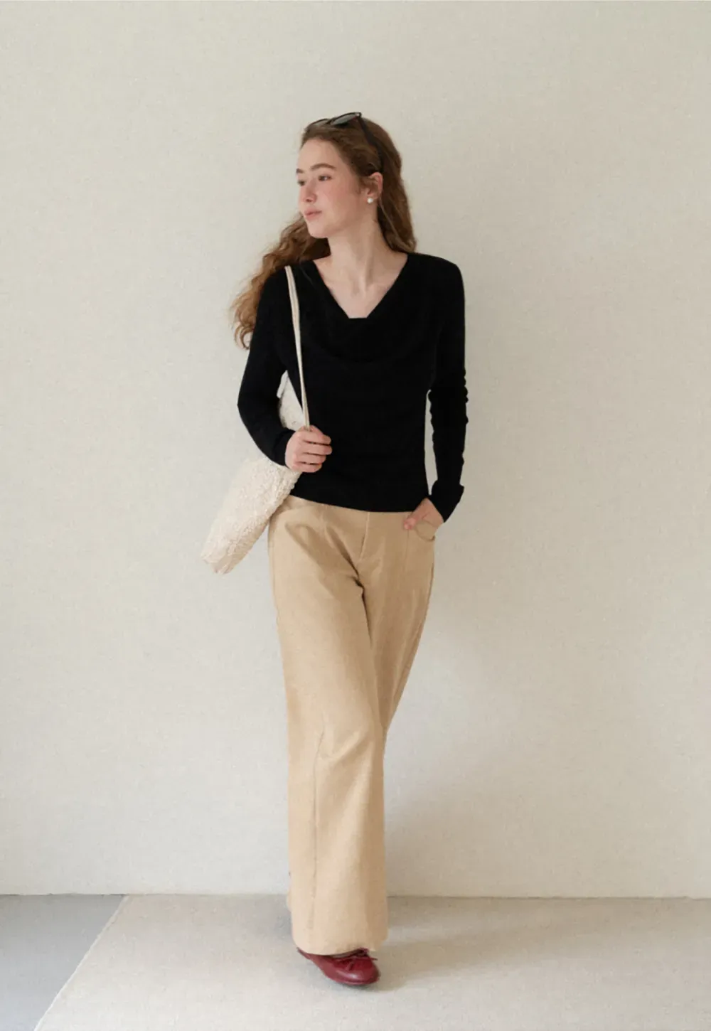 High Waist Wide Leg Casual Pants